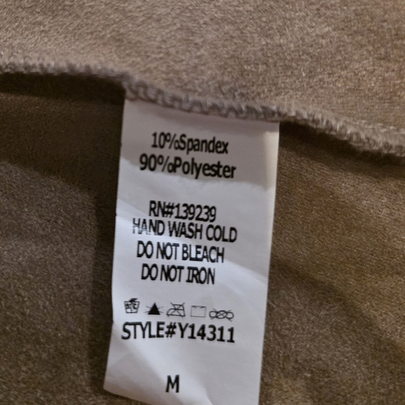 DO+BE Faux Suede Open Front Jacket – Women’s Size Medium - Picture 7 of 7